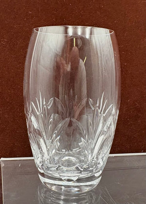 Spiegelau Cut Crystal Begonia Thumbprint Pattern Tumbler 4.5"
