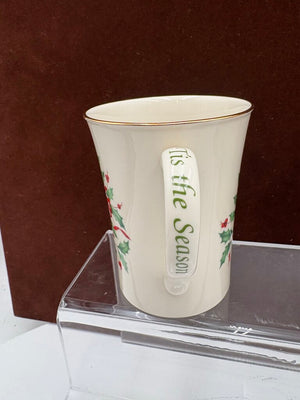 Lenox Holiday American by Design "Tis The Season" Mugs 14oz (PAIR)