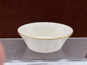 Lenox Holiday Dimensions Collection Gold Trim Oval "Believe" Candy Dish