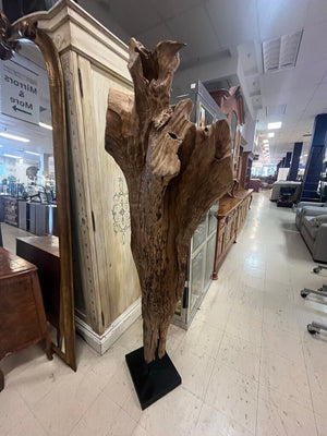 Polished Maple Wood Sculpture 6 Ft 9 Inches Tall