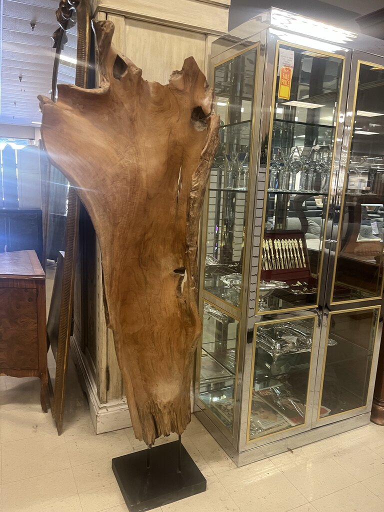 Polished Maple Wood Sculpture 6 Ft 9 Inches Tall