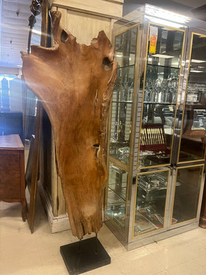 Polished Maple Wood Sculpture 6 Ft 9 Inches Tall