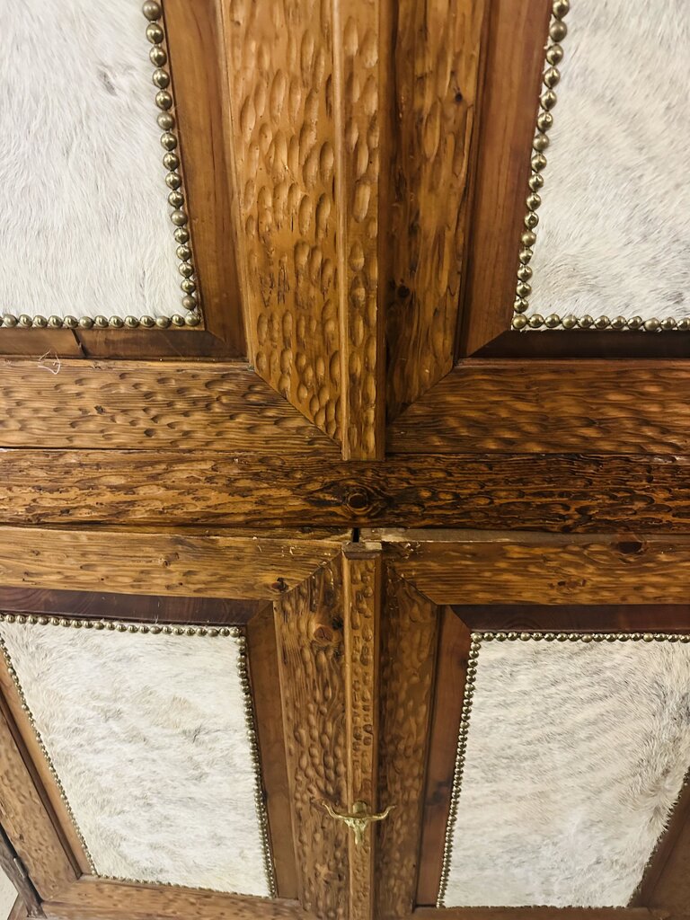 Texan Cowhide Armoire 45x24x83