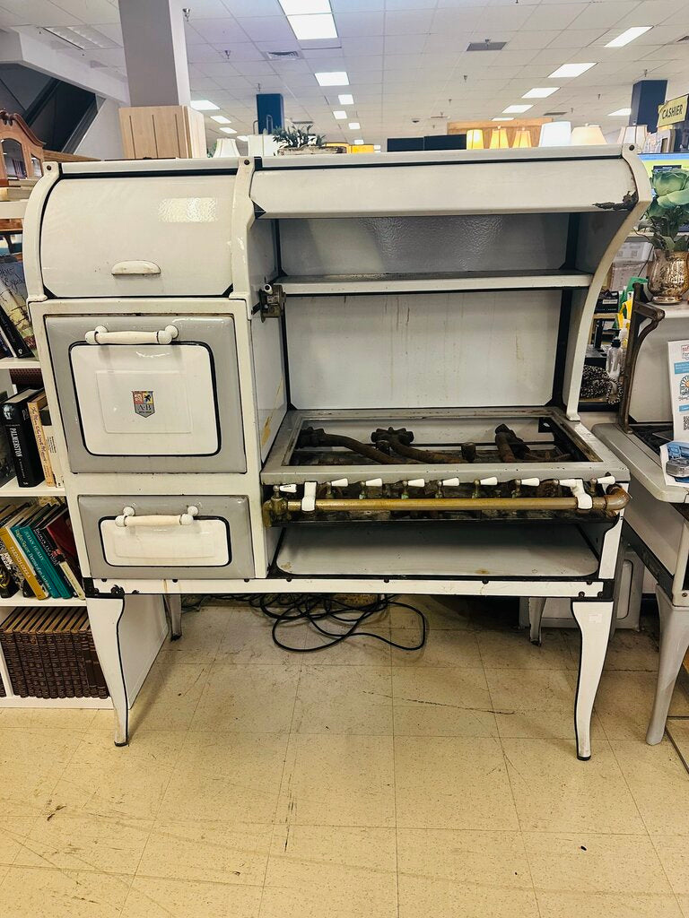 Vintage A-B Battle Creek Gas Stove & Oven 53x24x61