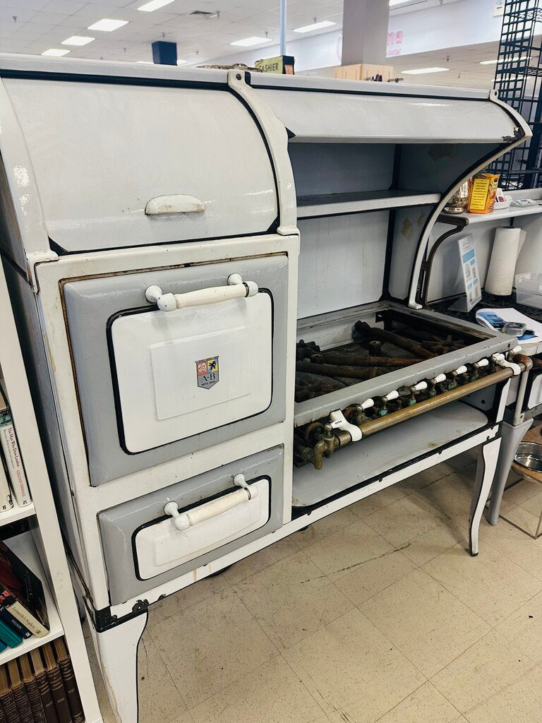 Vintage A-B Battle Creek Gas Stove & Oven 53x24x61