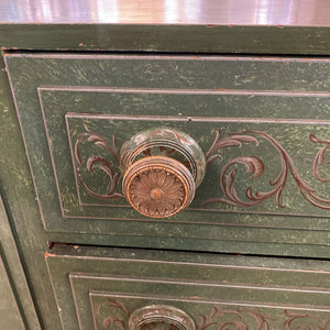 Venetian Rococo Style Painted Dresser 72x20x36