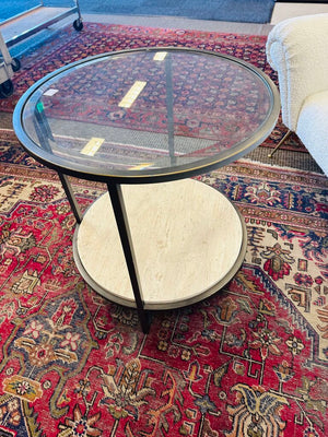 Bernhardt Round Side Table 24x26"H