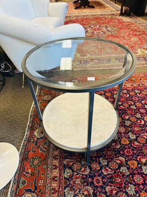 Bernhardt Round Side Table 24x26"H