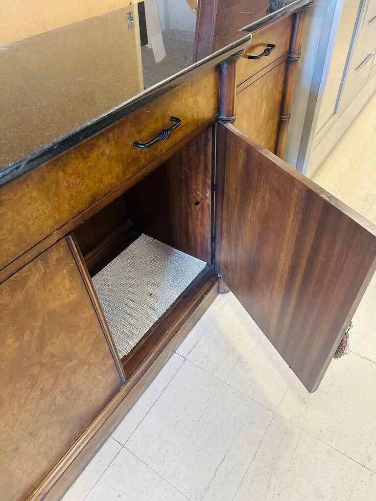 Marble Top Sideboard / Buffet 80x16x30