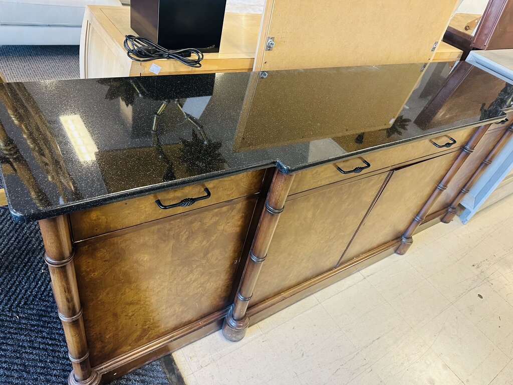 Marble Top Sideboard / Buffet 80x16x30