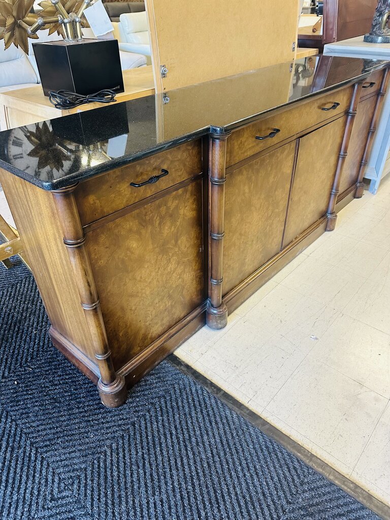 Marble Top Sideboard / Buffet 80x16x30