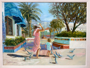 Robert Williams "Plaza Avalon" 2005 Original Oil on Canvas Signed Front/Back