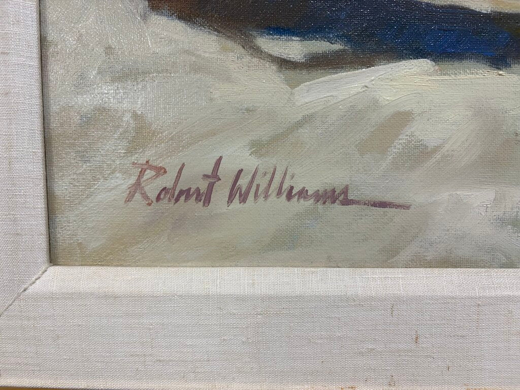 Robert Williams "Plaza Avalon" 2005 Original Oil on Canvas Signed Front/Back