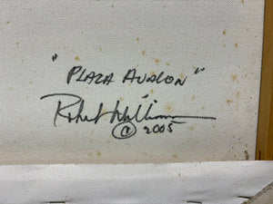 Robert Williams "Plaza Avalon" 2005 Original Oil on Canvas Signed Front/Back