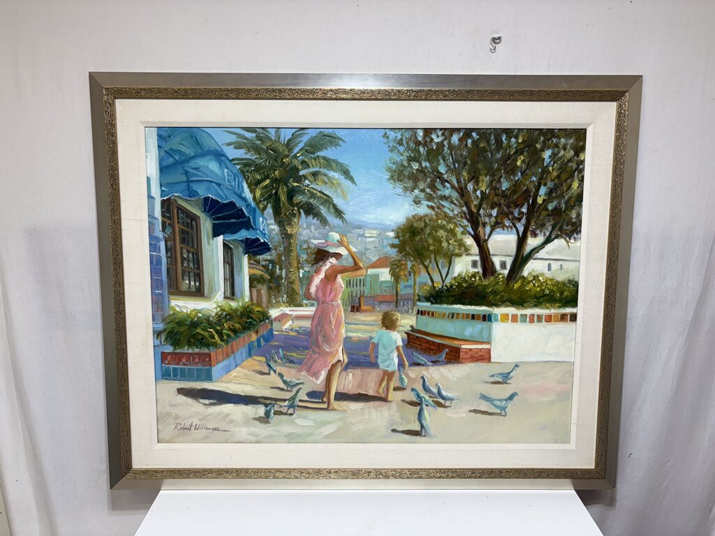 Robert Williams "Plaza Avalon" 2005 Original Oil on Canvas Signed Front/Back