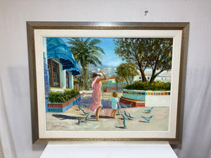 Robert Williams "Plaza Avalon" 2005 Original Oil on Canvas Signed Front/Back