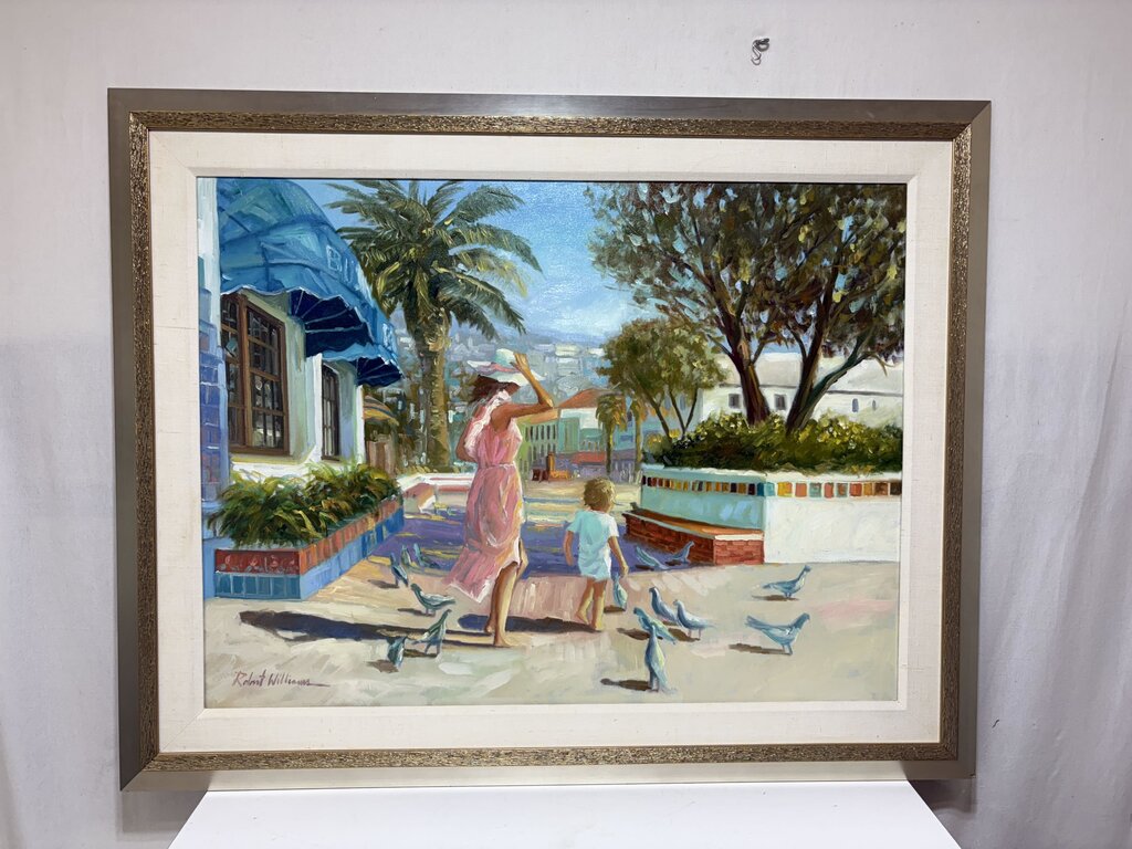Robert Williams "Plaza Avalon" 2005 Original Oil on Canvas Signed Front/Back