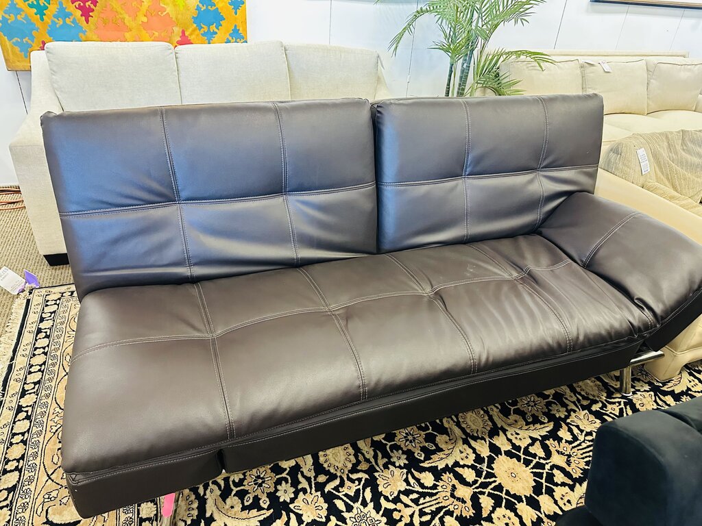 Relax -A- Lounger Leather Sofa Futon