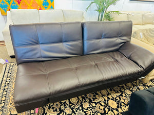 Relax -A- Lounger Leather Sofa Futon