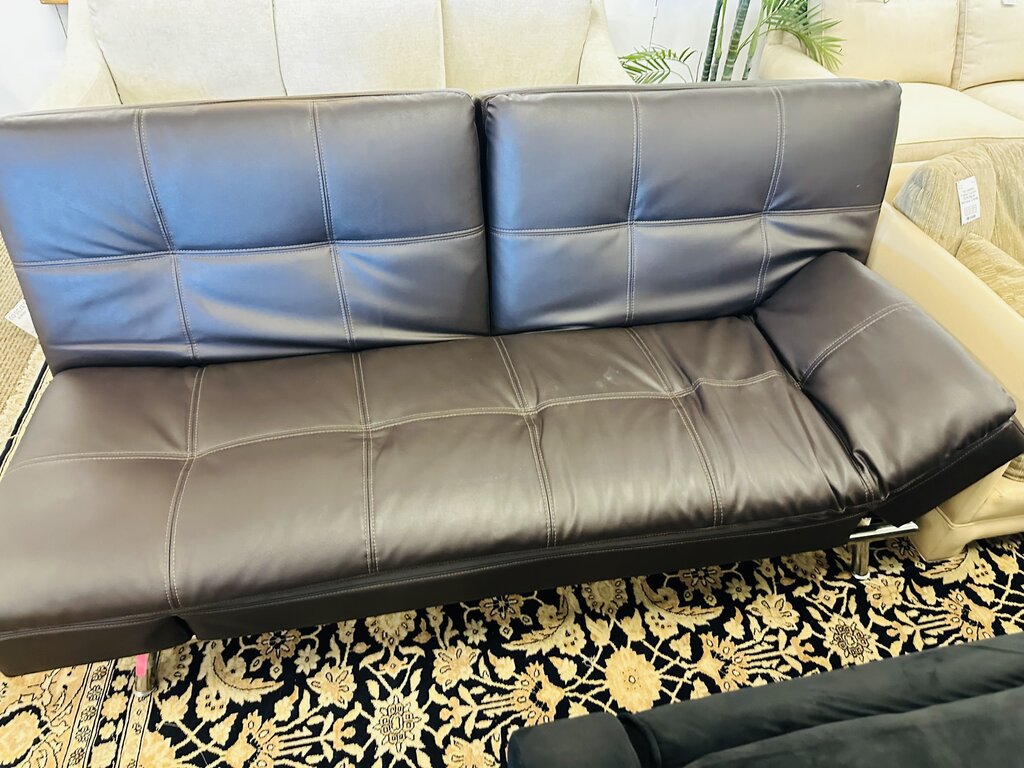 Relax -A- Lounger Leather Sofa Futon