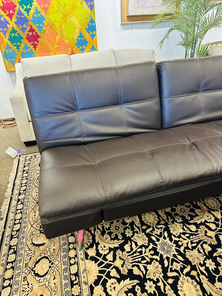Relax -A- Lounger Leather Sofa Futon