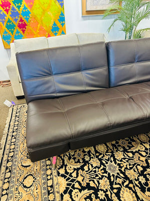 Relax -A- Lounger Leather Sofa Futon