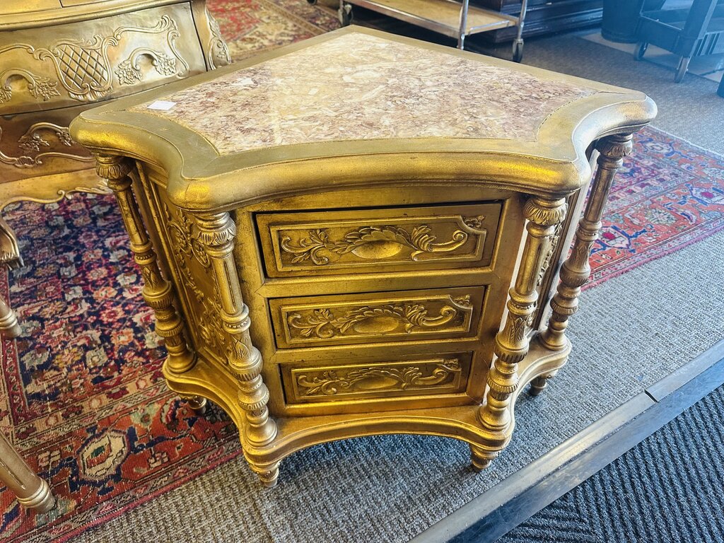 Italian Rococo Style Cabinet 31x25x26