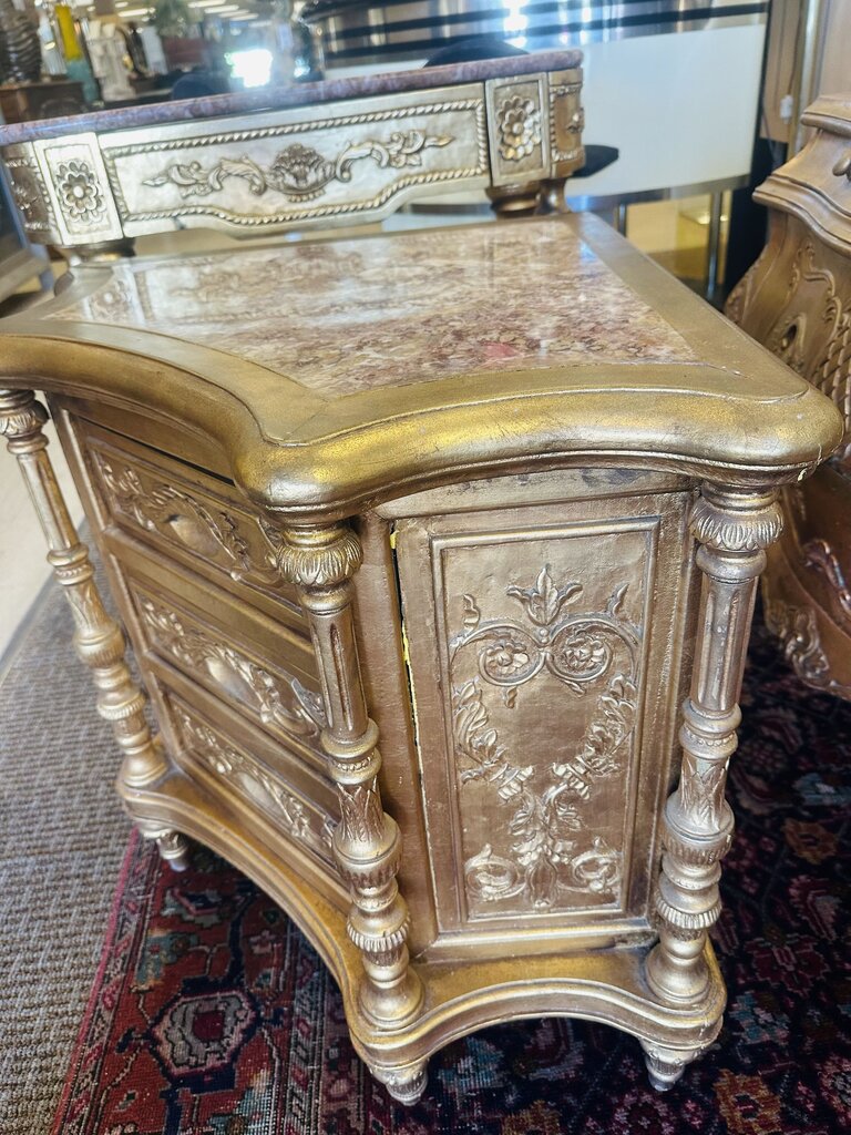 Italian Rococo Style Cabinet 31x25x26