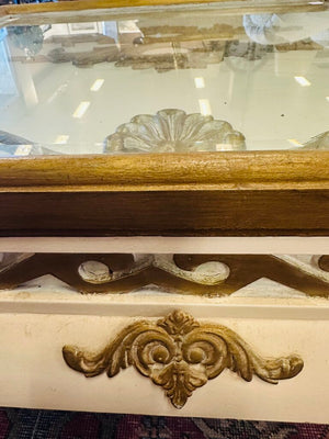 Italian Baroque Style Gilt Coffee Table 36x36x18