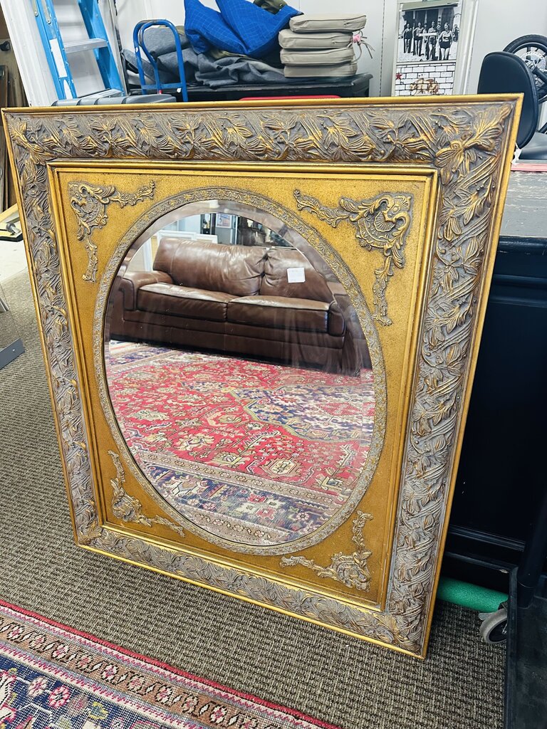 Ornate Gilt Mirror 38x44