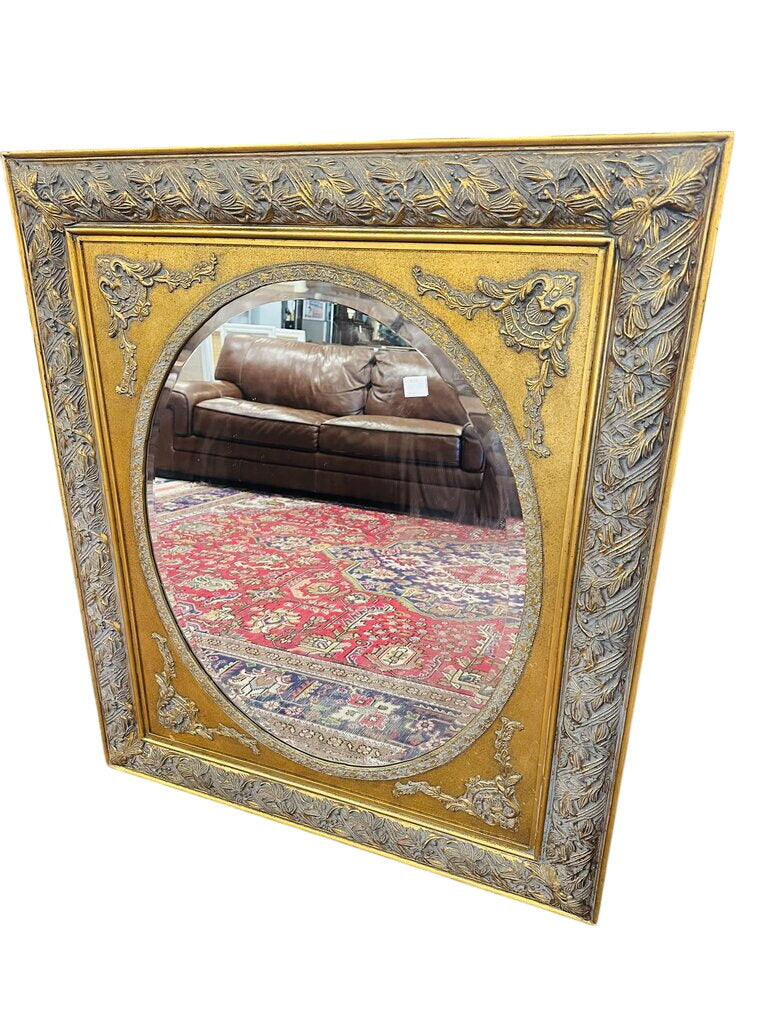 Ornate Gilt Mirror 38x44