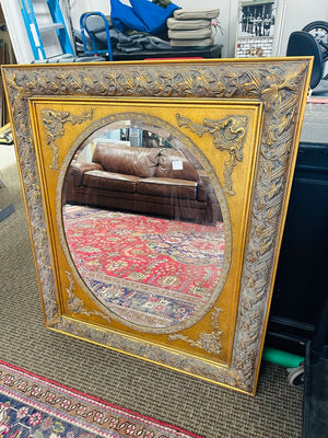 Ornate Gilt Mirror 38x44