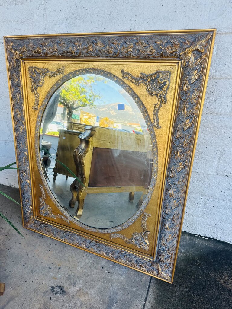 Ornate Gilt Mirror 38x44