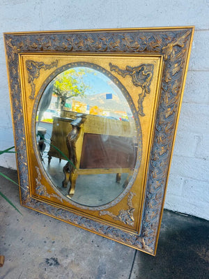 Ornate Gilt Mirror 38x44