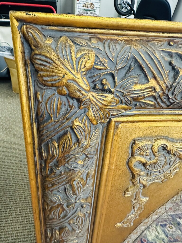 Ornate Gilt Mirror 38x44