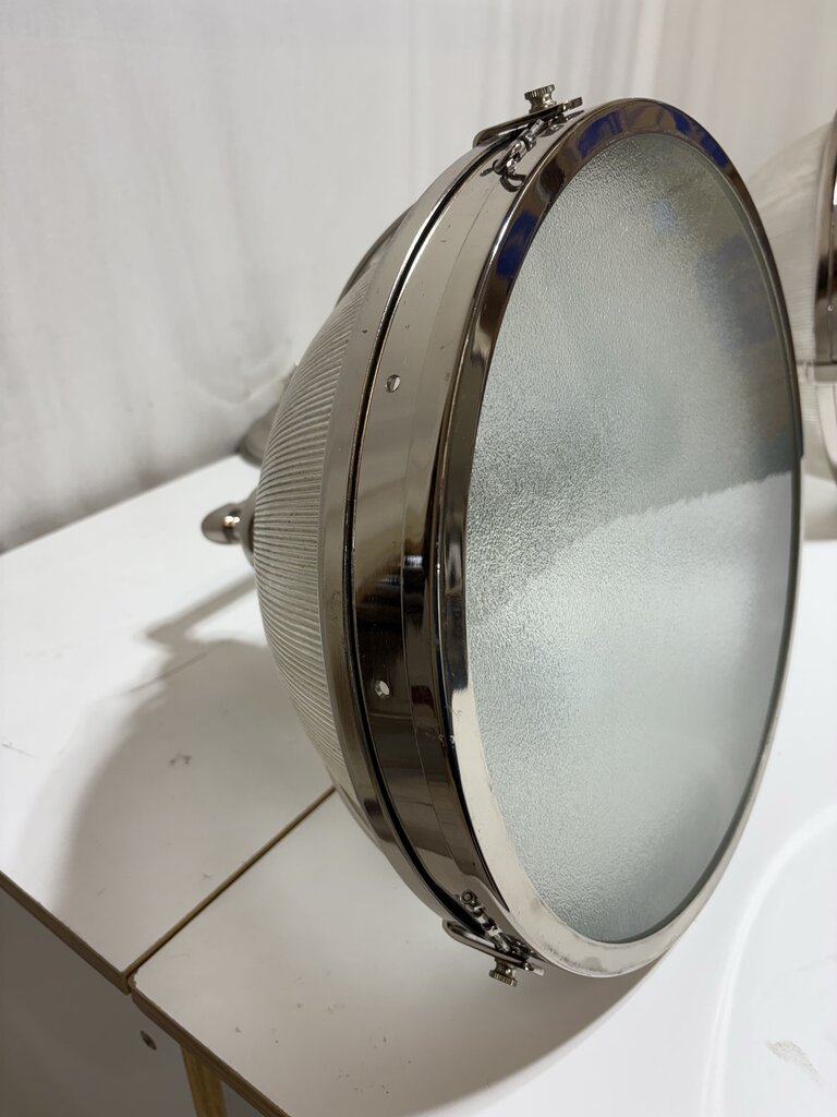 Clemson Classic Style Double Chrome Industrial Pendant Lamp