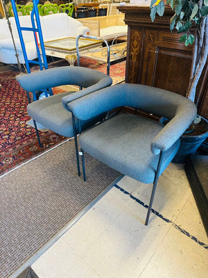 CB2 Boucle Dining Chairs ( pair) Orig. $799
