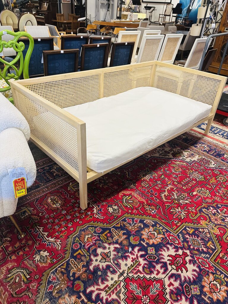 CB 2 Boho Rattan Daybed 78x40x28