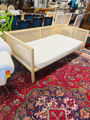 CB 2 Boho Rattan Daybed 78x40x28
