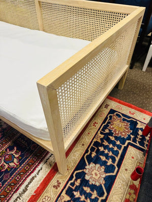 CB 2 Boho Rattan Daybed 78x40x28