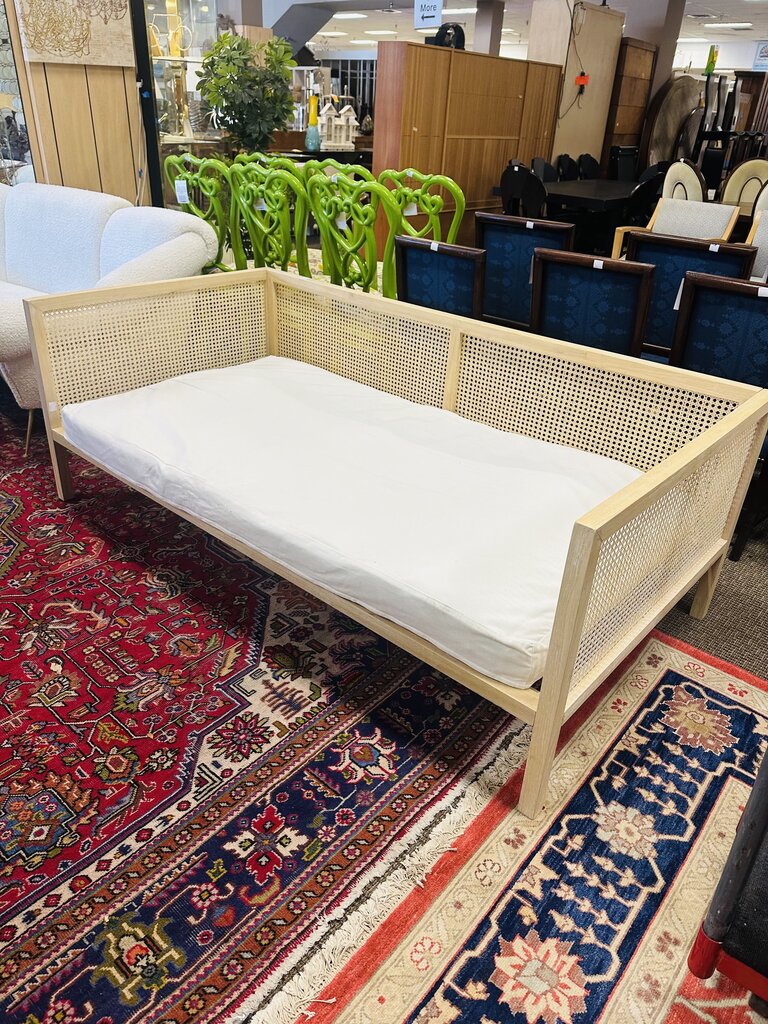 CB 2 Boho Rattan Daybed 78x40x28