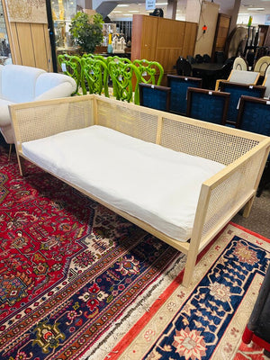 CB 2 Boho Rattan Daybed 78x40x28