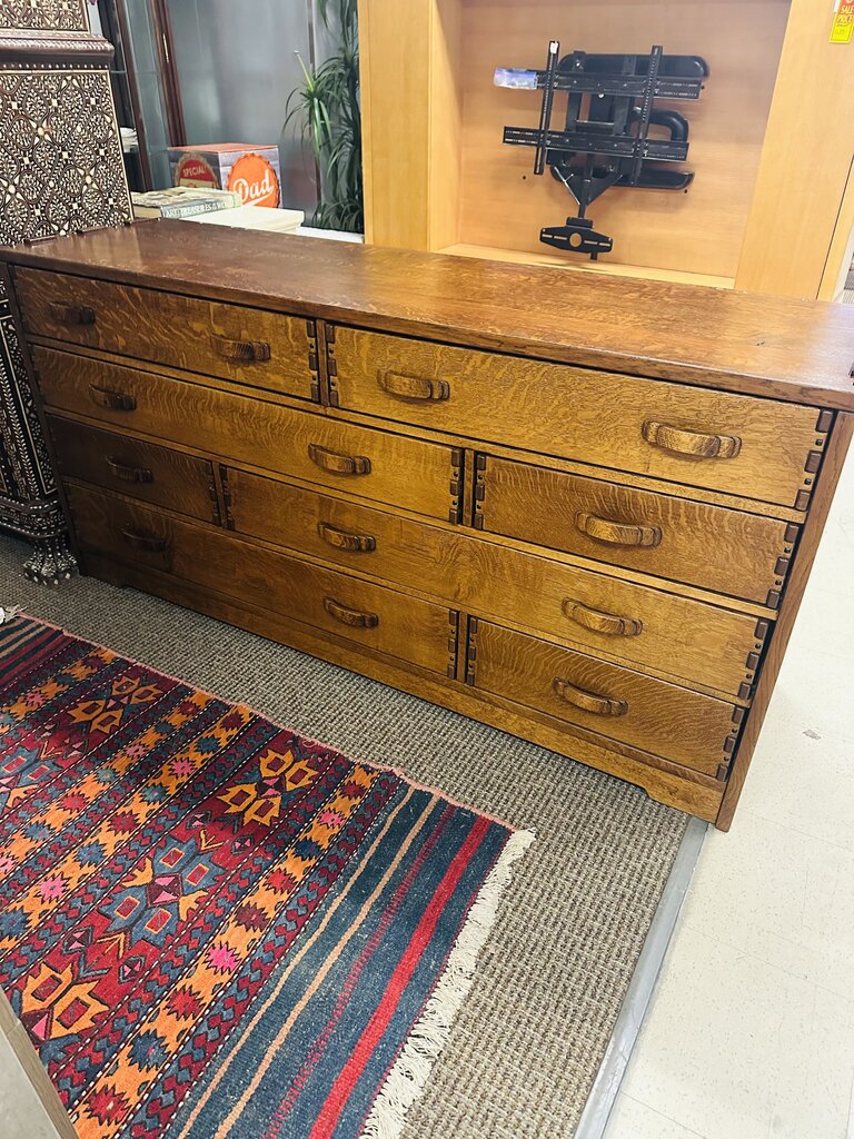 Oak Custom Bureau / Dresser 20x70x34