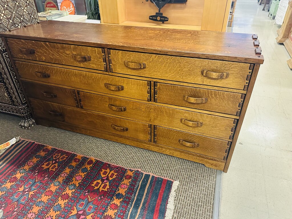 Oak Custom Bureau / Dresser 20x70x34