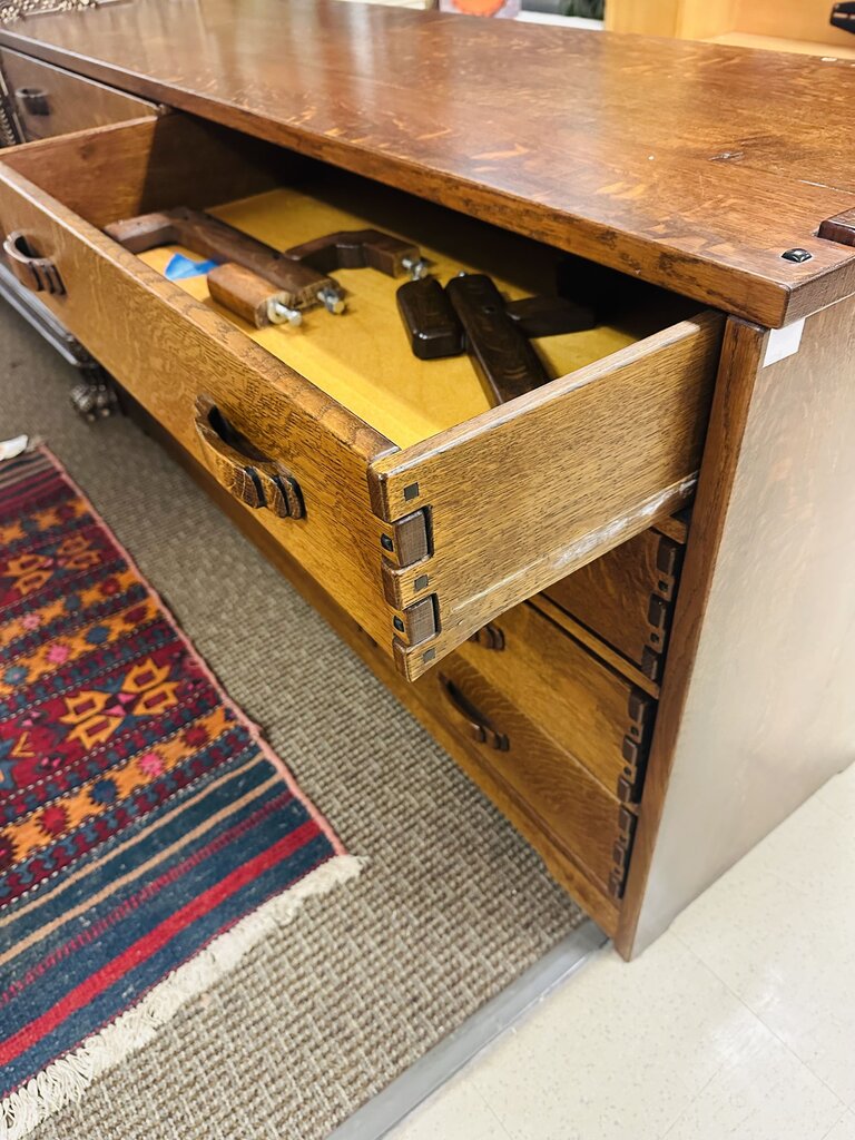 Oak Custom Bureau / Dresser 20x70x34