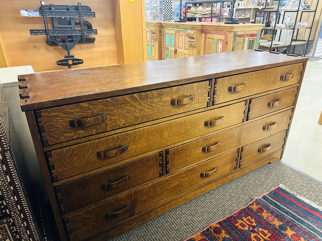 Oak Custom Bureau / Dresser 20x70x34
