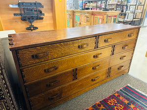Oak Custom Bureau / Dresser 20x70x34