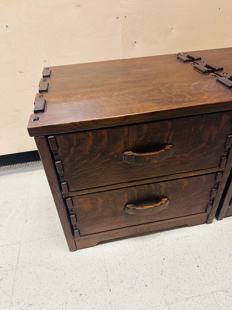 Custom Oak Nightstands (pair) 20x22x26