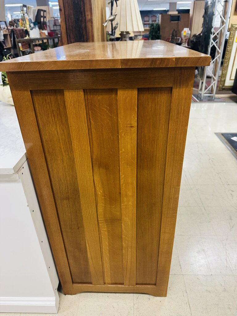 Custom Oak Secretary Hutch 24x45x49