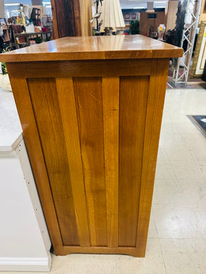 Custom Oak Secretary Hutch 24x45x49